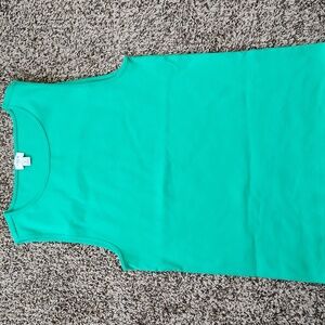 J. Crew Vibrant Green Tank Top New size Large